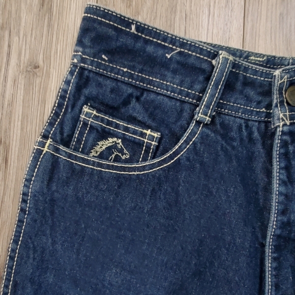 Vintage Jordache Cut Off Denim Shorts, High Waisted, Dark Wash, Sz 27, Hong Kong - Picture 6 of 14